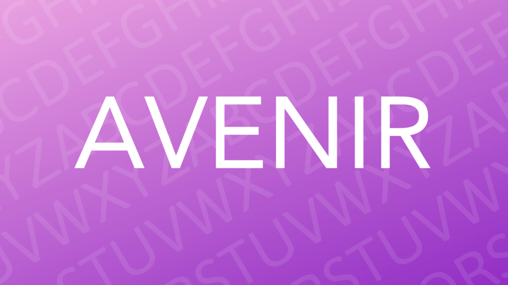 avenir